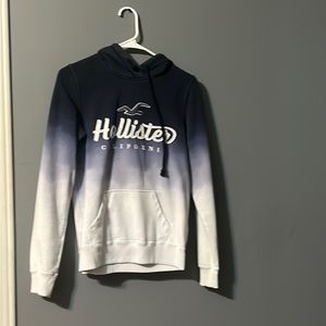 blue and white ombré sweater shirt size XS